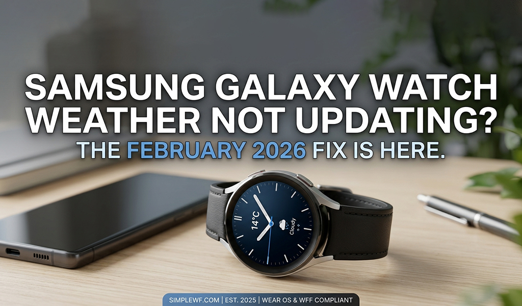Samsung Galaxy Watch Weather Not Updating? Here is the February 2026 Fix
