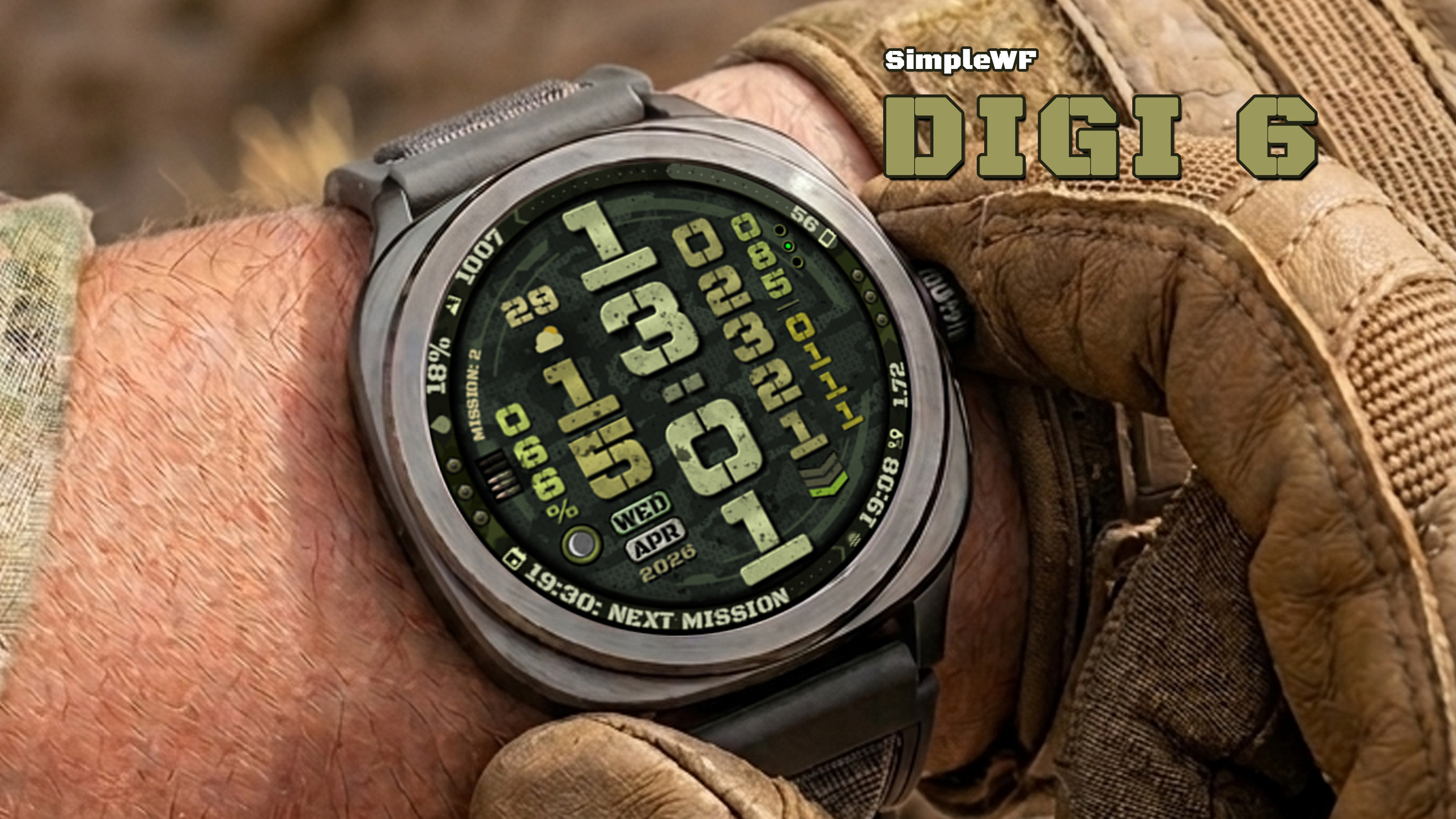 The Mission-Ready Masterpiece: Why the DIGI 6 is the Ultimate Tactical Companion for Wear OS